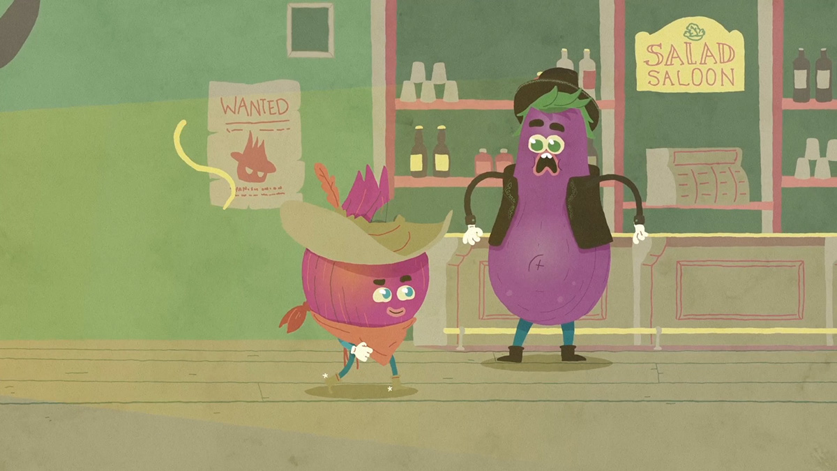 animation  Character design  western cartoon music video Onion