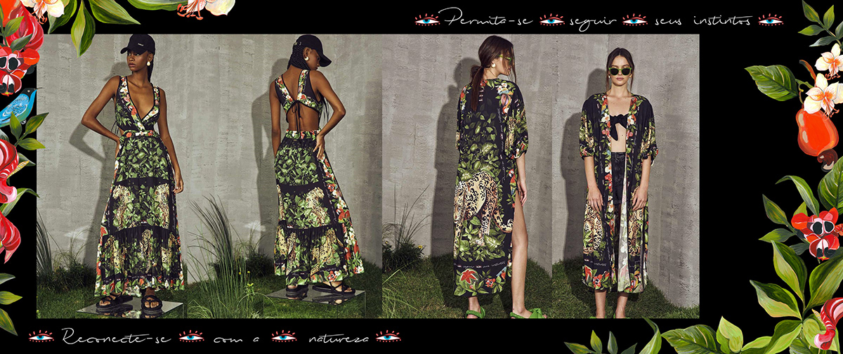 amazonia arte Brazil Fashion  Ilustração ilustracion jungle pattern textile Tropical