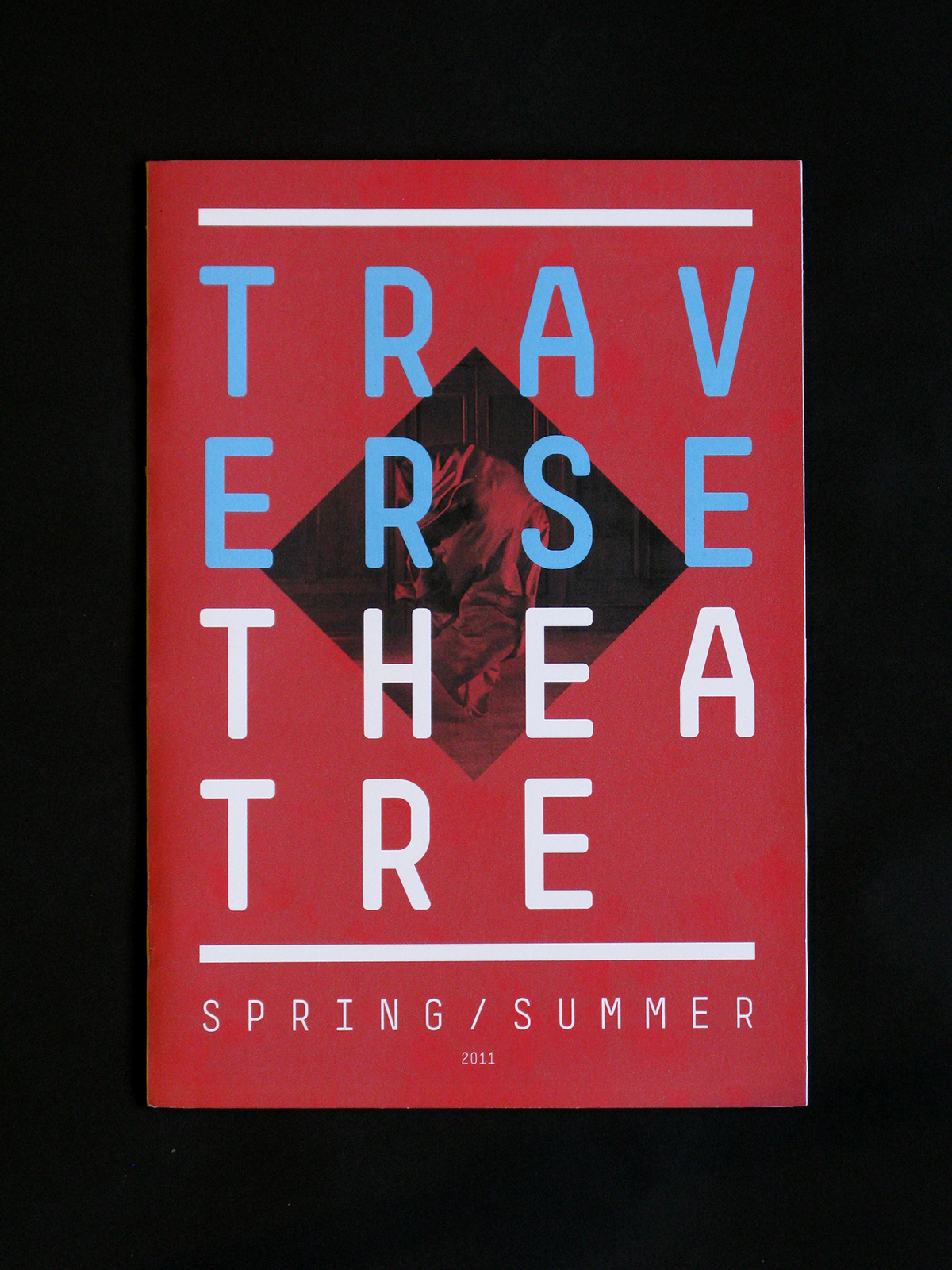 Theatre brochure Catalogue simple Traverse glasgow GSA play edinburgh programme type print scotland