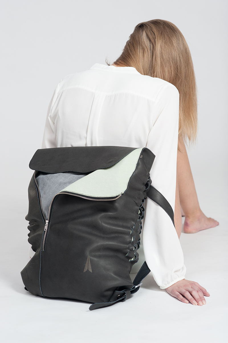 backpack bag simple leather design craft handmade Sustainability