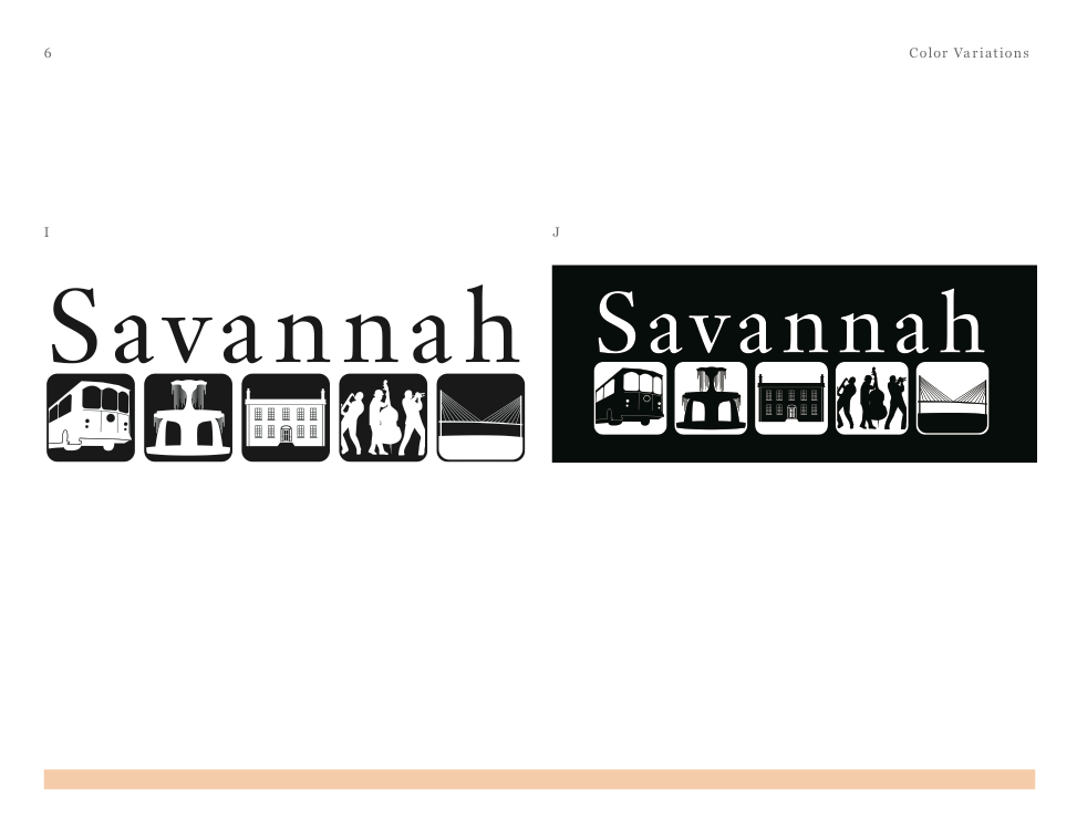 brand guidelines logo Savannah Georgia identity