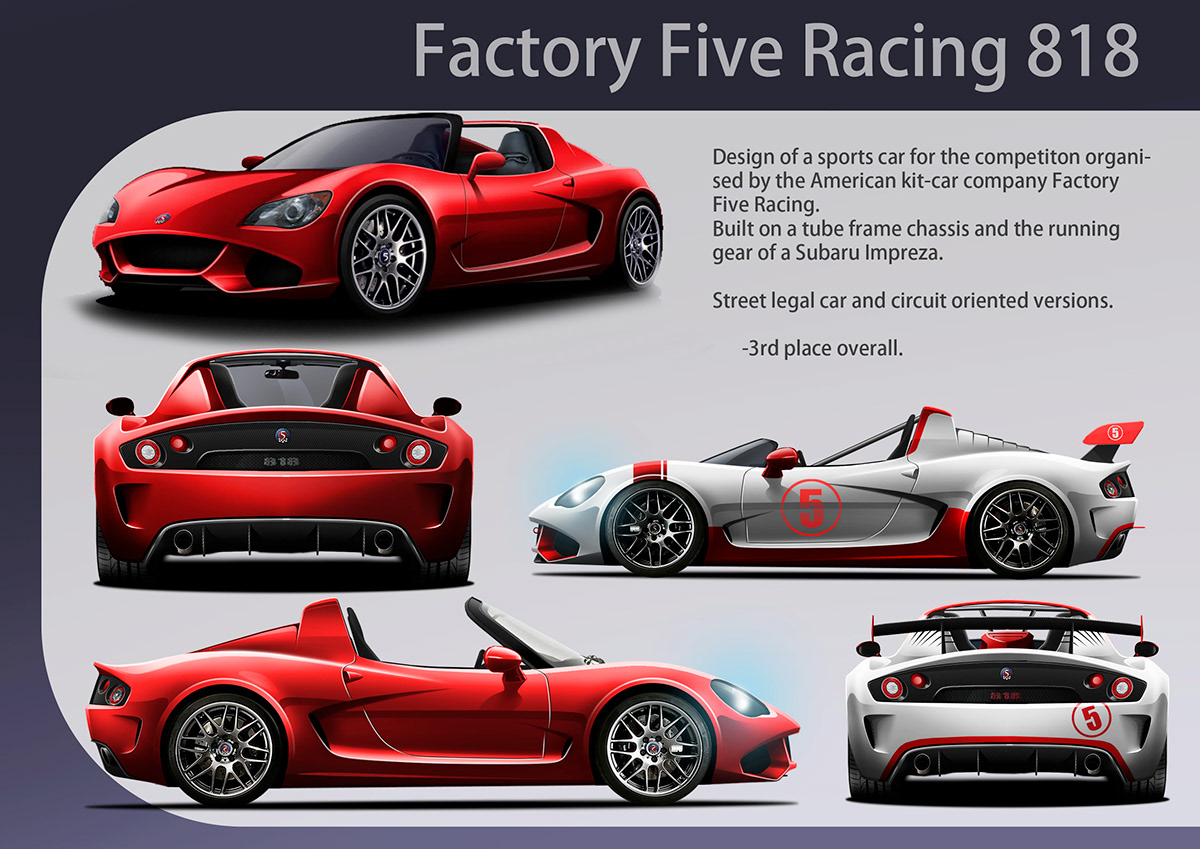 car design Competition kit-car Factory Five