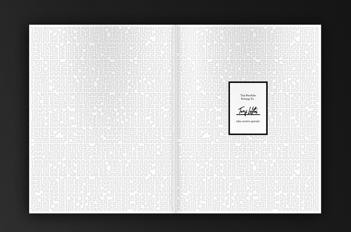 portfolio editorial clean modern app design cool Promotional self promo black pattern book video SZA