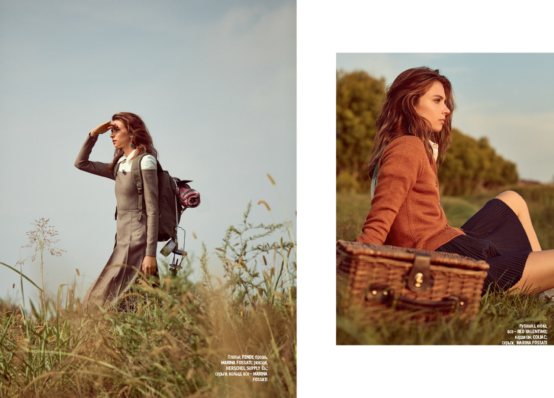 Fashion  photogrpahy Italy Landscape wes anderson Fall Make Up
