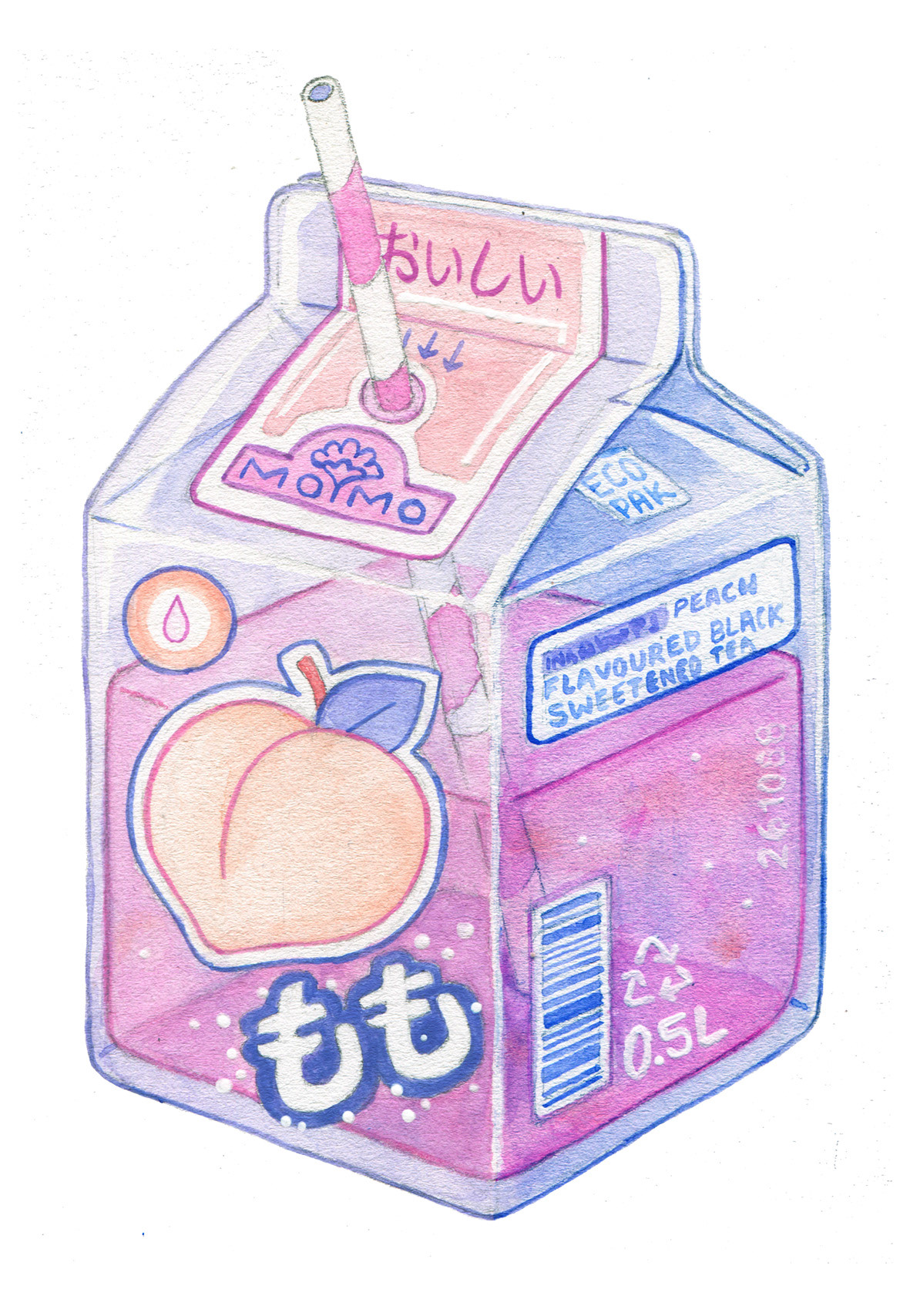 pastel tea japan Packaging drink peach kirsten rothbart