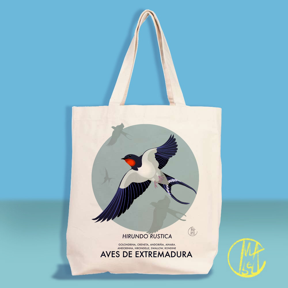 fauna birdy natura Tote Bag birds Nature ornithology Ecology Sustainability mother earth cranes swallows turtle dove robin Storks buo falcon sparrow goldfinch blackbirds Magpies Natural Balance