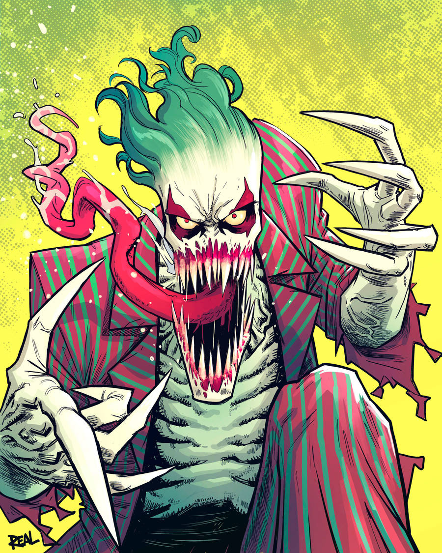 comic art comicbook cover Dc Comics jose real marvel monster poster venom