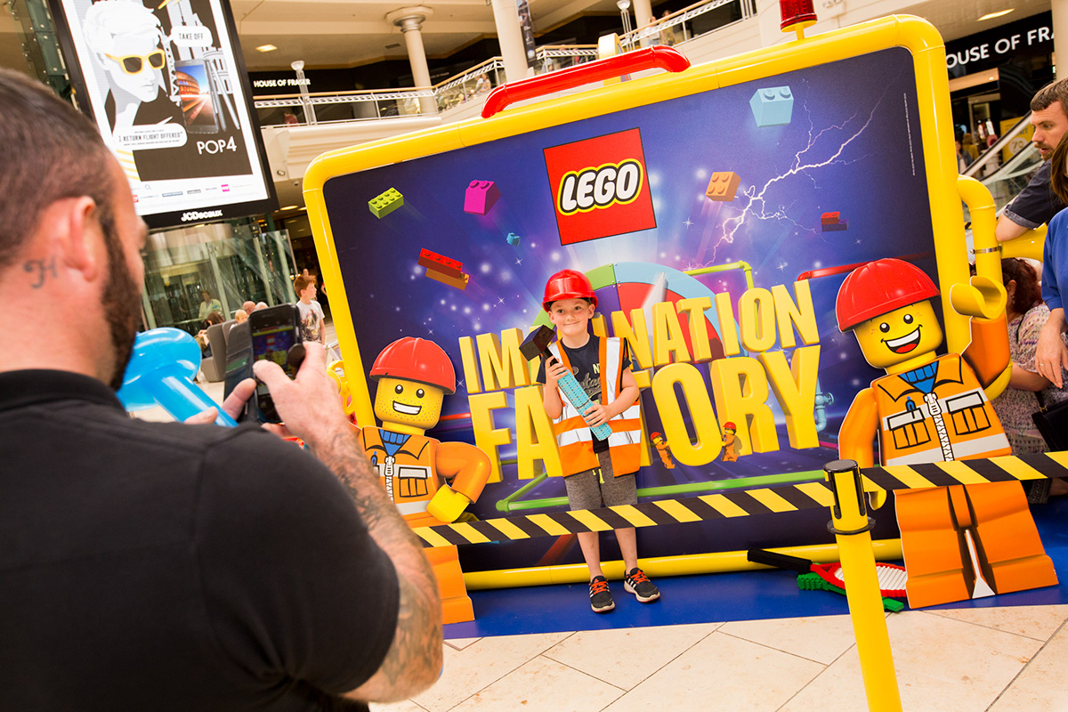 LEGO Imagination Factory branding  immersive Experience consumer event Brand In Hand Creative Direction  graphic design 