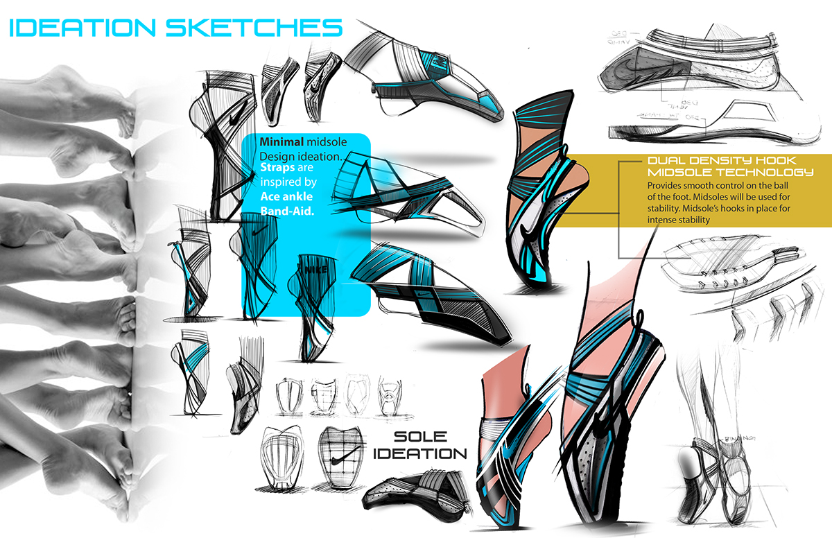 DANCE    ballet  footwear  shoes design  product design ballet footwear shoes