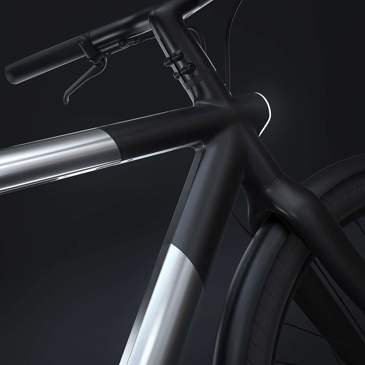 3D aluminium aluminum animtion Bicycle CGI electric motion-graphics van moof vanmoof