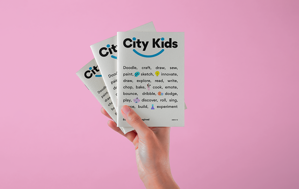 Cover of promotional booklet for City Kids