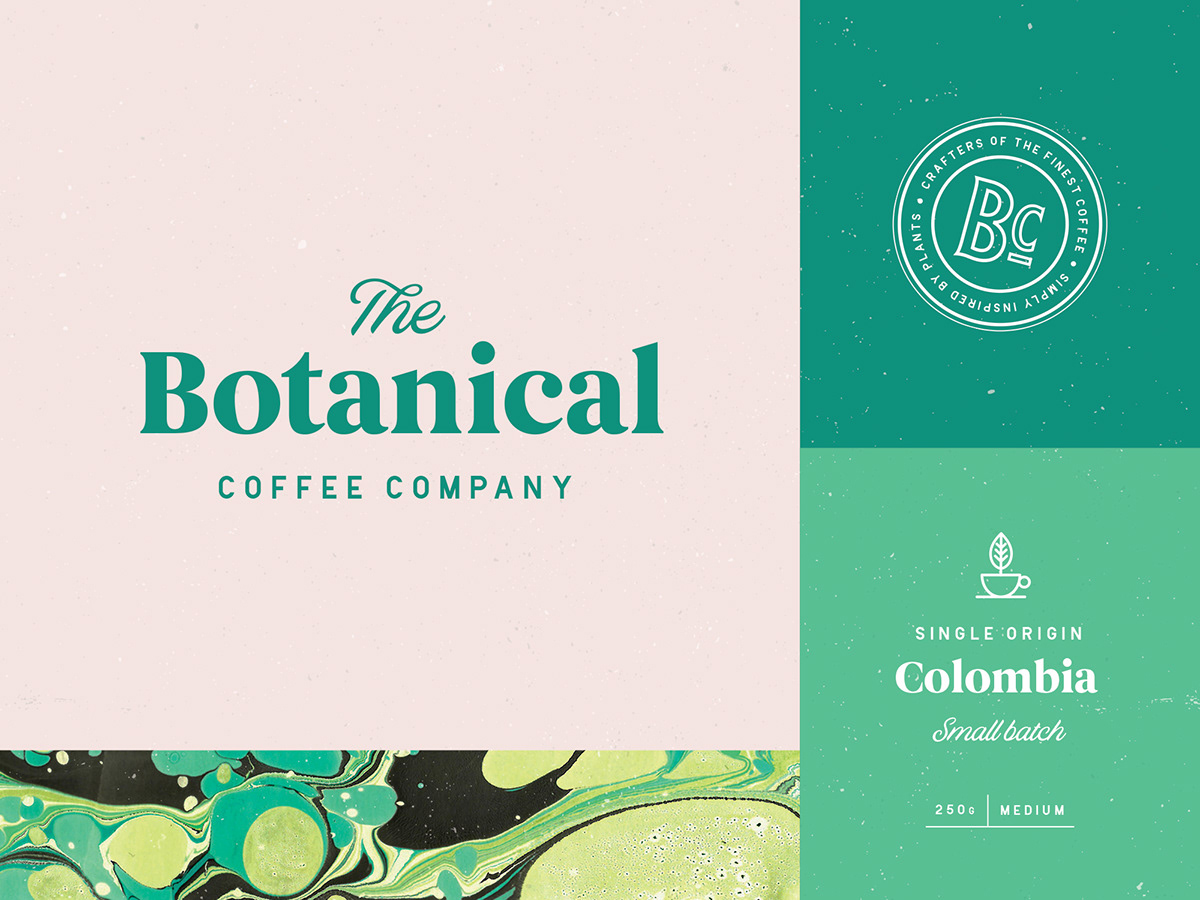 Packaging Coffee product branding  Web Design  Marble Cold Brew brand logo UI