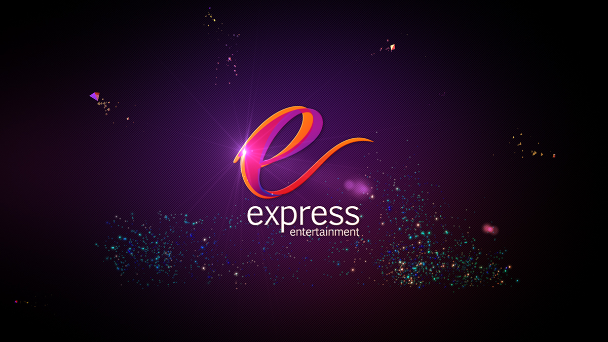 Express News Ident cinema4d Mohsin Abbas Entertainment  colors