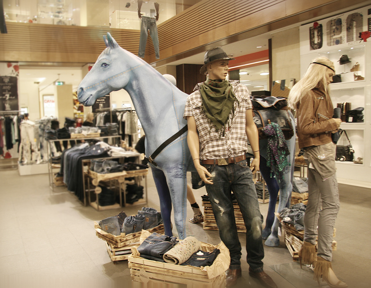jeans julia vanifatieva Denim Fashion  Interior store