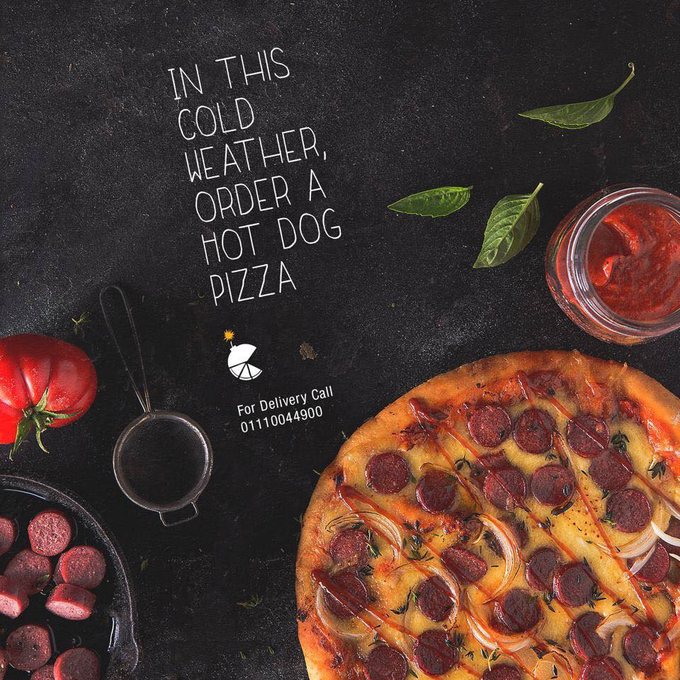 food styling food photography Pizza rocolla Tomato hotdog