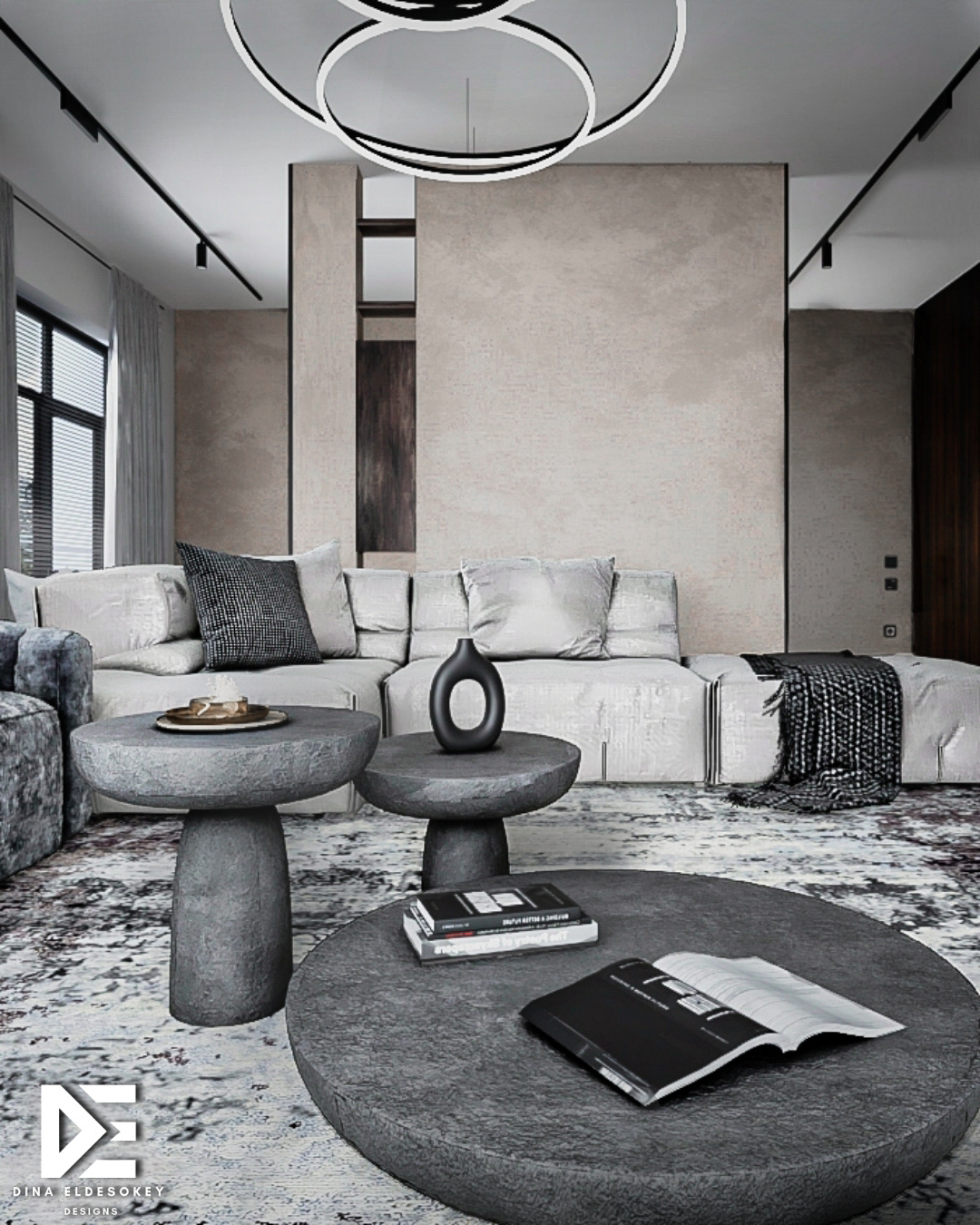3ds max architecture idea Interior interior design  living room minimalist modern visualization vray