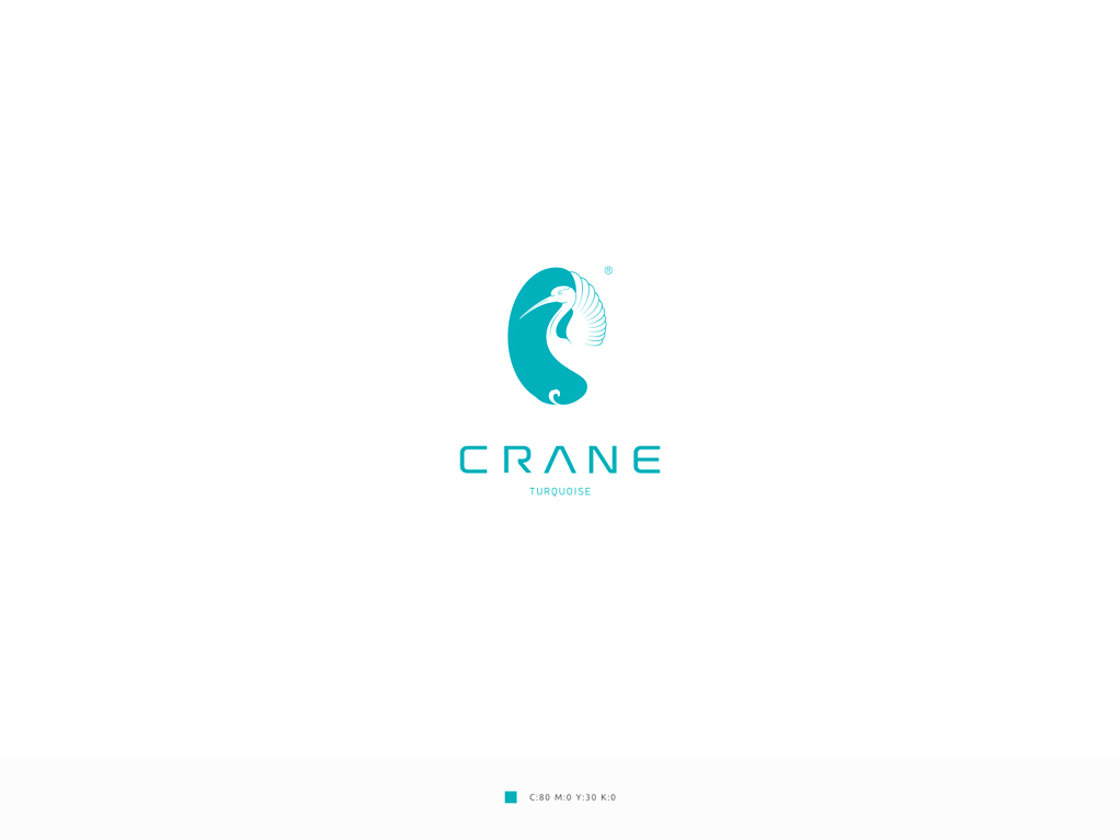 Crane turquoise
