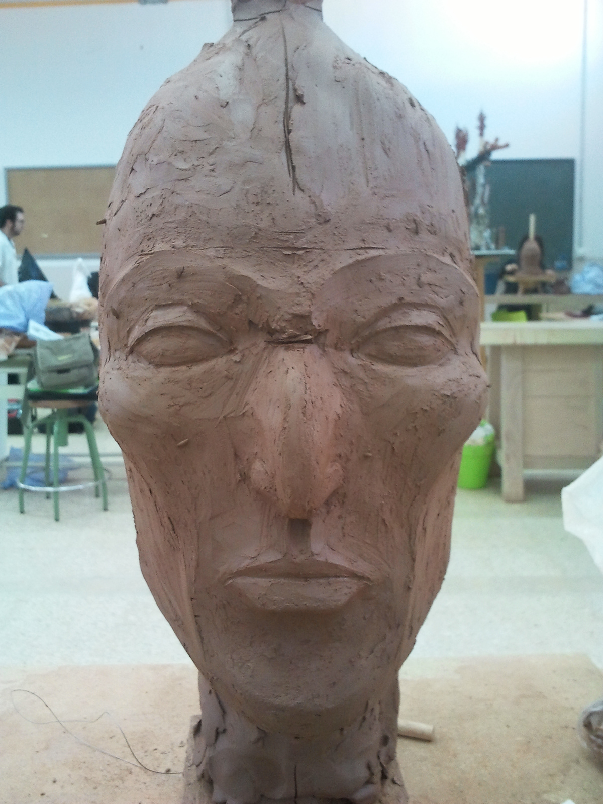 escultura sculpture Barro mud mod modeling modelado 3D demon monster clay arcilla Bellas artes ninots diseño
