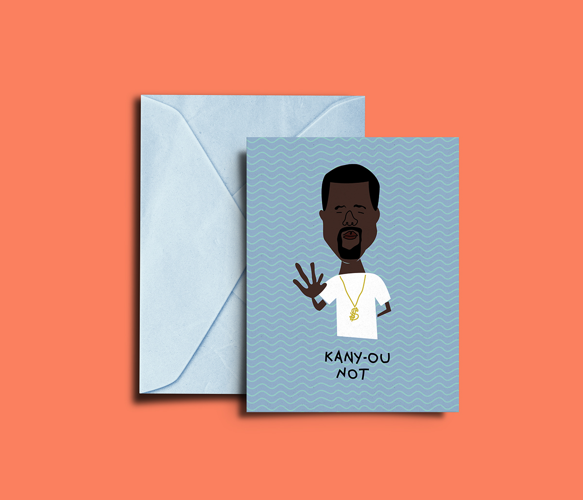 kanye west greeting card funny
