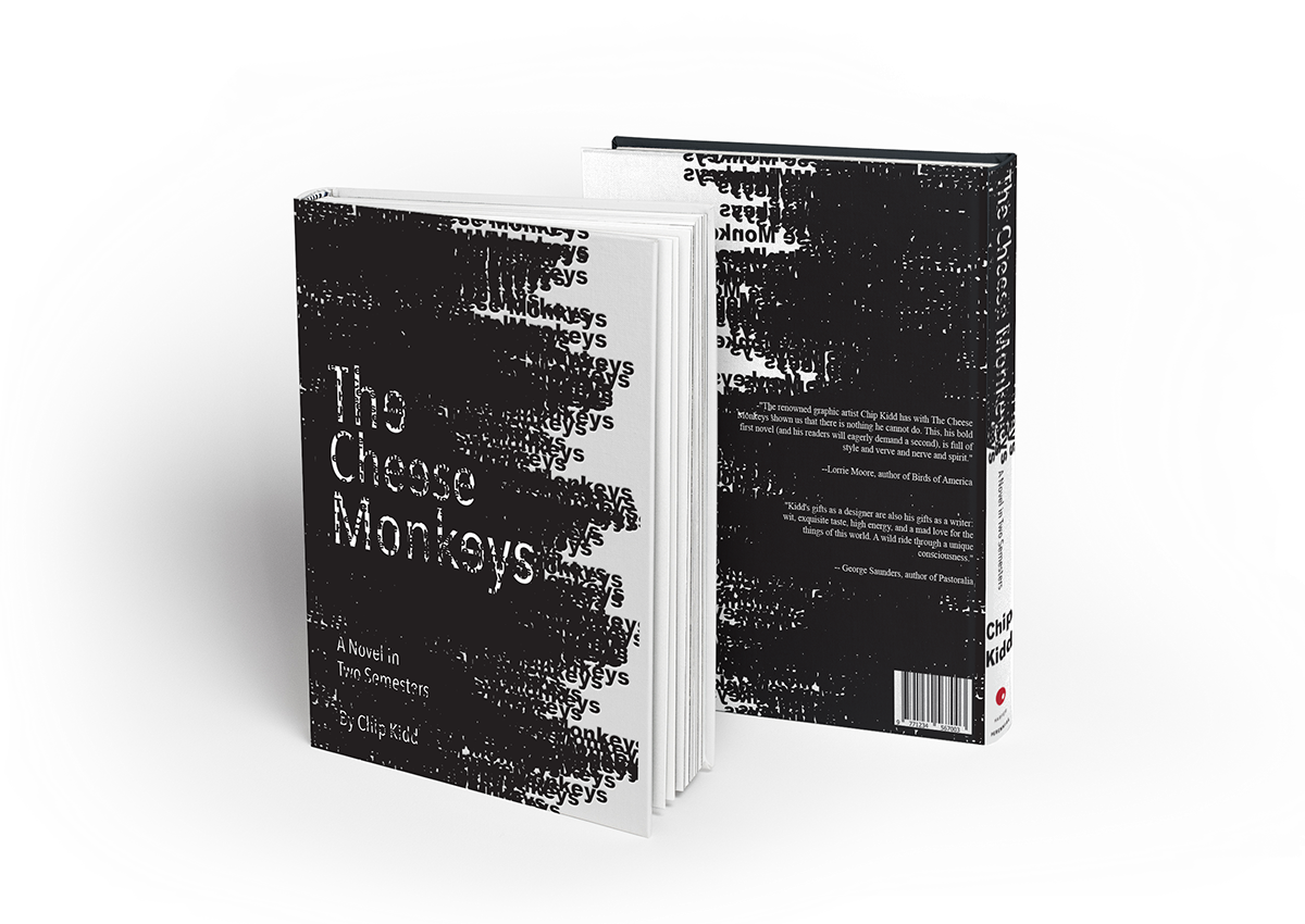 Book Cover Design The Cheese Monkeys chip kidd
