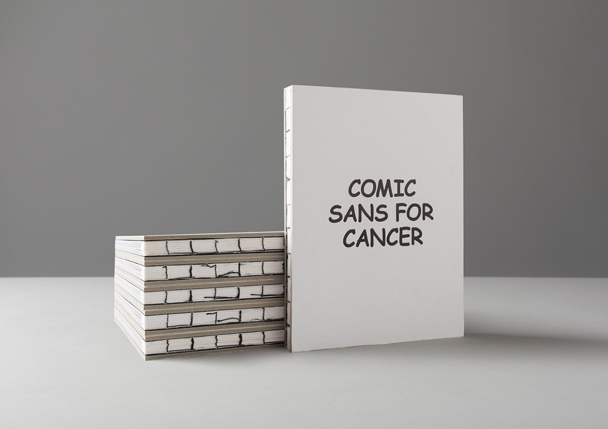Comic Sans cancer comic sans cancer typographic poster Hey Studio Mash Creative build Believe in  sawdust ILLUSTRATION 