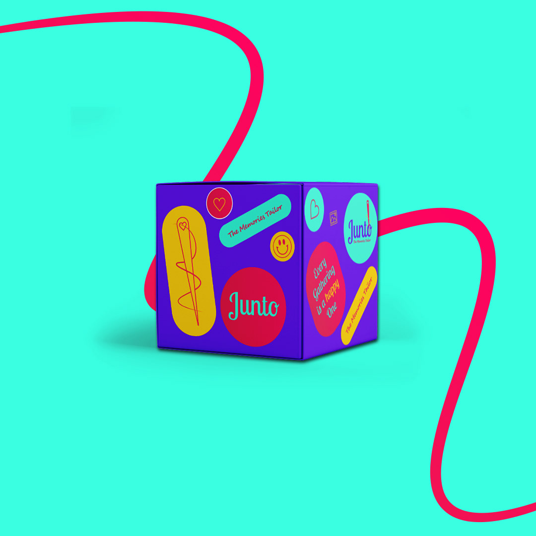 brandidentity branding  colorfull DIY giftbox heart joyfull stickers