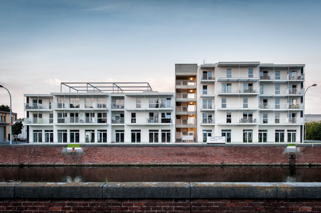 Social housing kortrijk architectural photography
