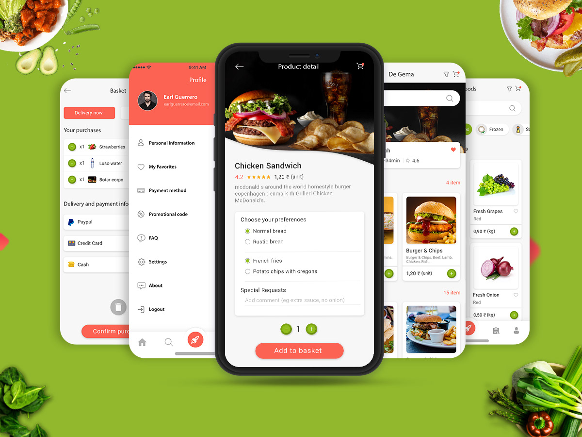 Android App booking app Flight Booking App Food delivery app free psd iOS Login Mobile app mobile psd Mobile UI