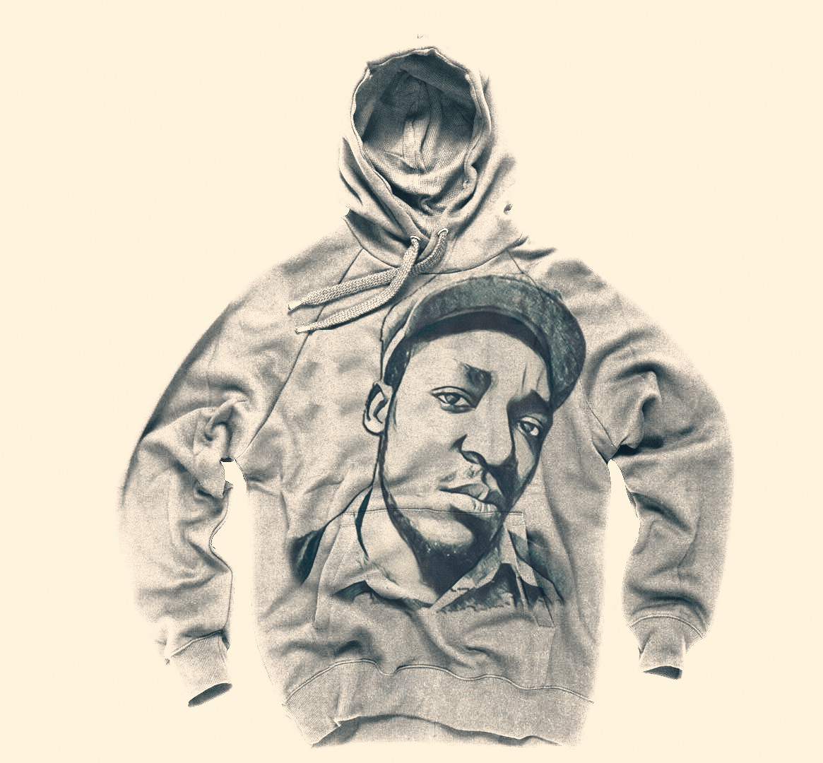 hoodies pullover-jumper V-neck-long t-shirt pencil paint cloth art Fashion  portrait Free Tank