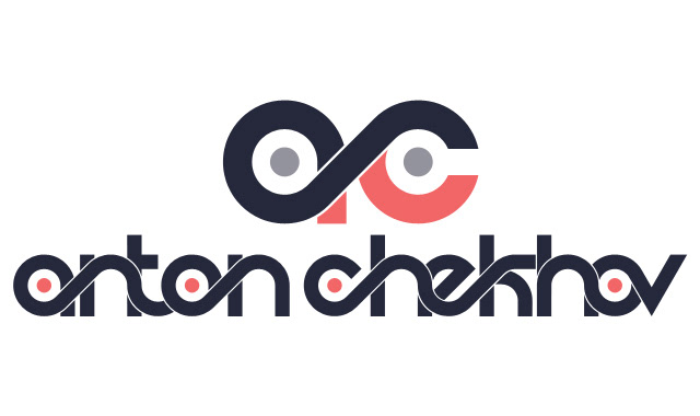 dj logo anton Chekhov Russia Moscow Wuppertal schakalwal Custom lettering Gemoetry