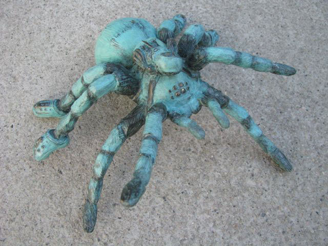 tarantula spider bronze itsy bitsy spider
