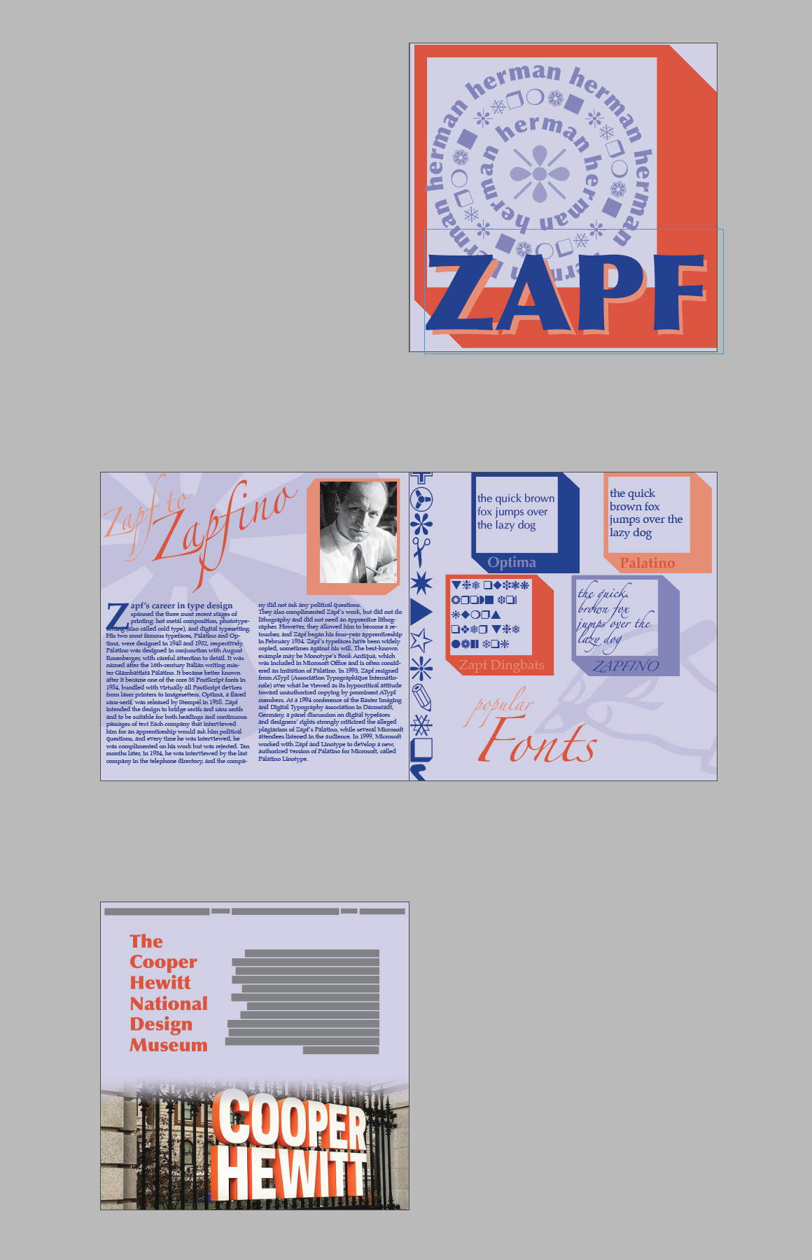 zapfino graphic design  zapf