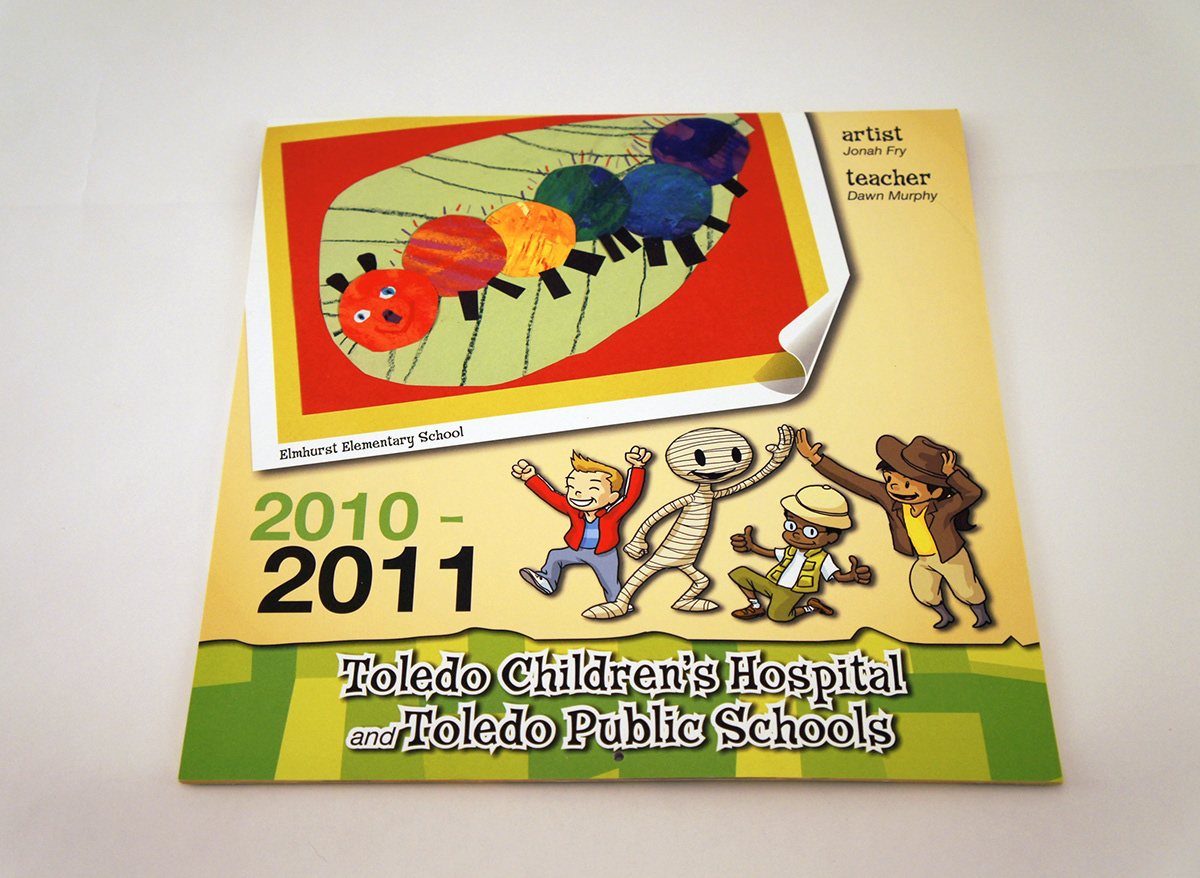 calendar Layout design school hospital children's