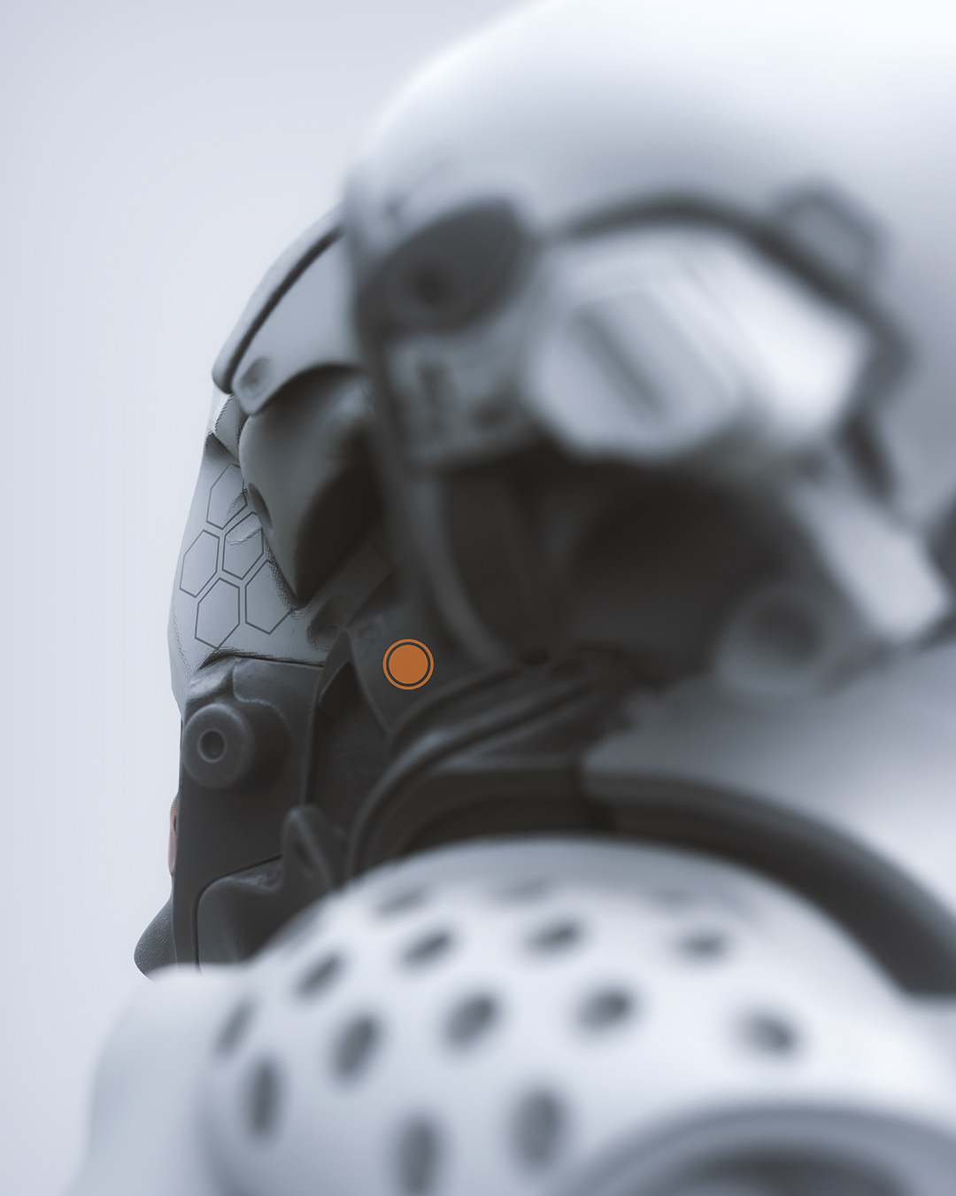 3D CGI concept art concept design Cyberpunk HardSurface mech mecha robot Zbrush