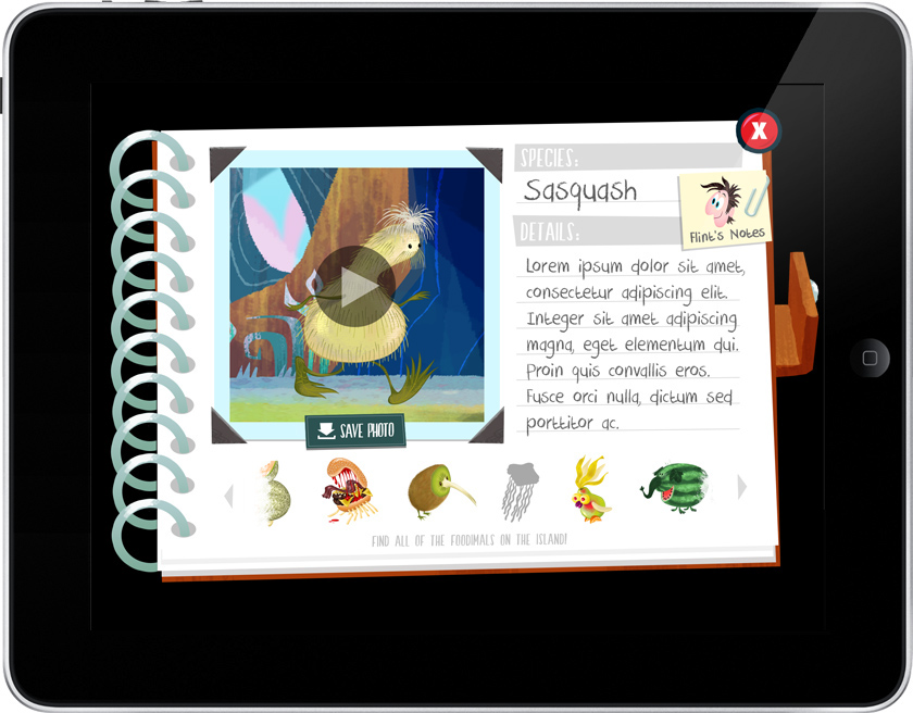 apps storybook kids Movies UI design