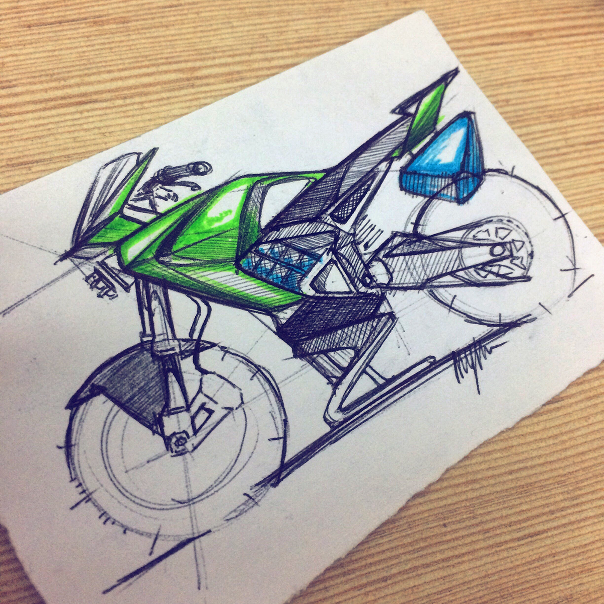 sketch adventure twowheeler concept design automotive   motorcycle