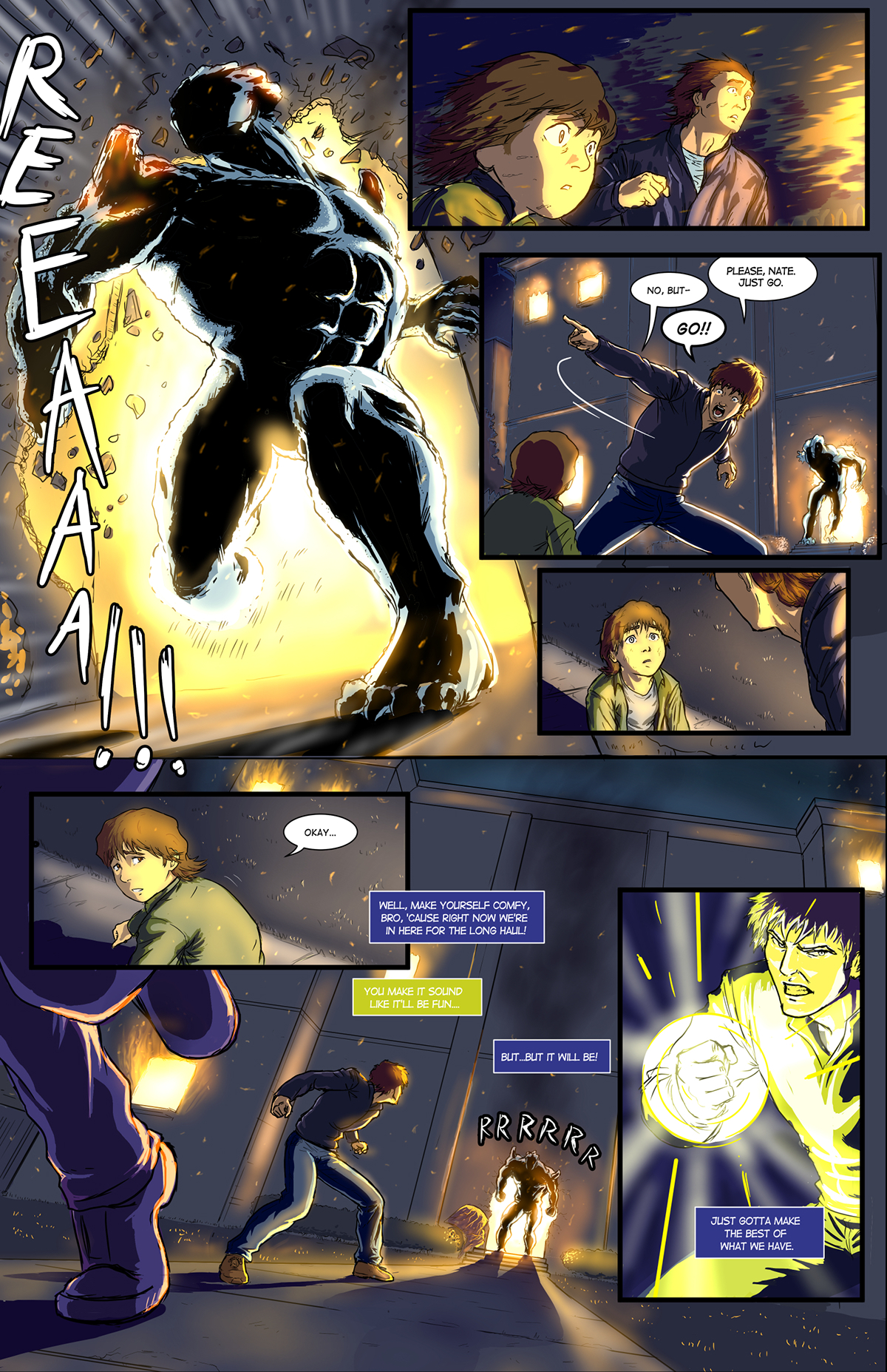 Webcomic Comic Book superheroes Dc Comics storyboarding   action fight scenes