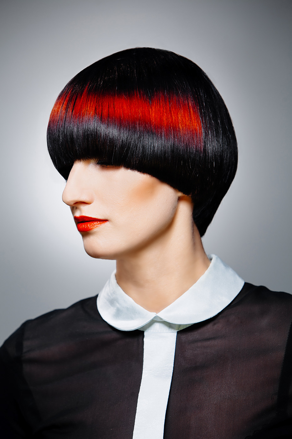 Fotografia Portret portrait L`Oréal Color trophy hairstyle haircut koloryzacja fryzura