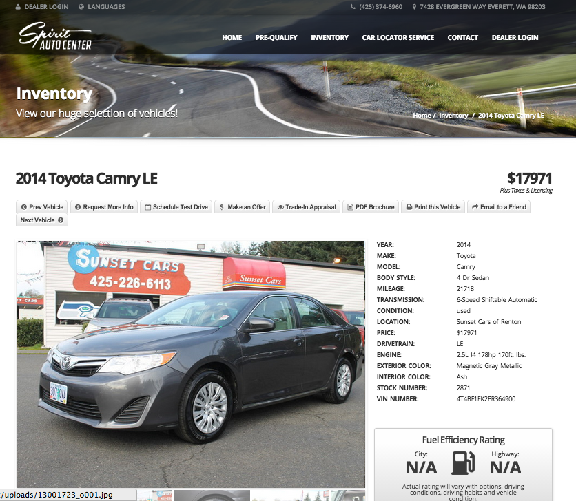 wordpress auto dealer car dealer website