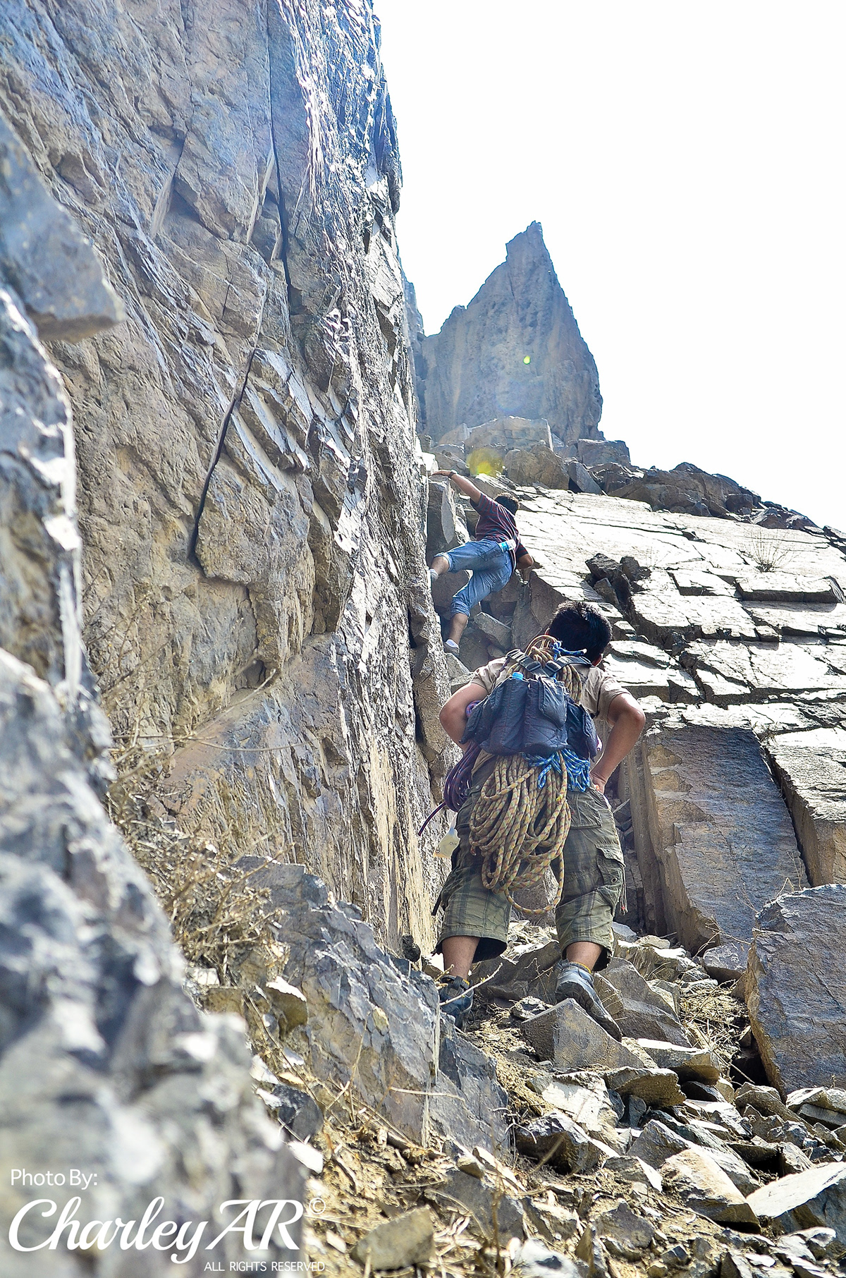 escalada en roca la libertad peru