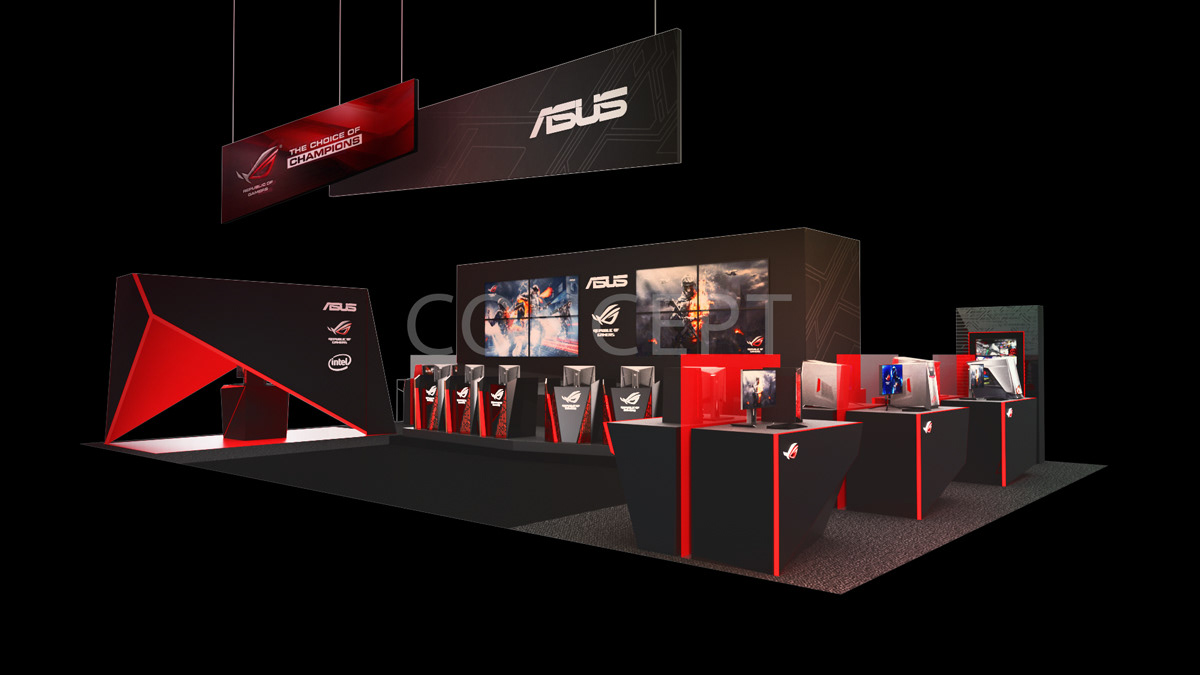 asus Gaming Video Games Pax rog republic of gamers esports experiential marketing