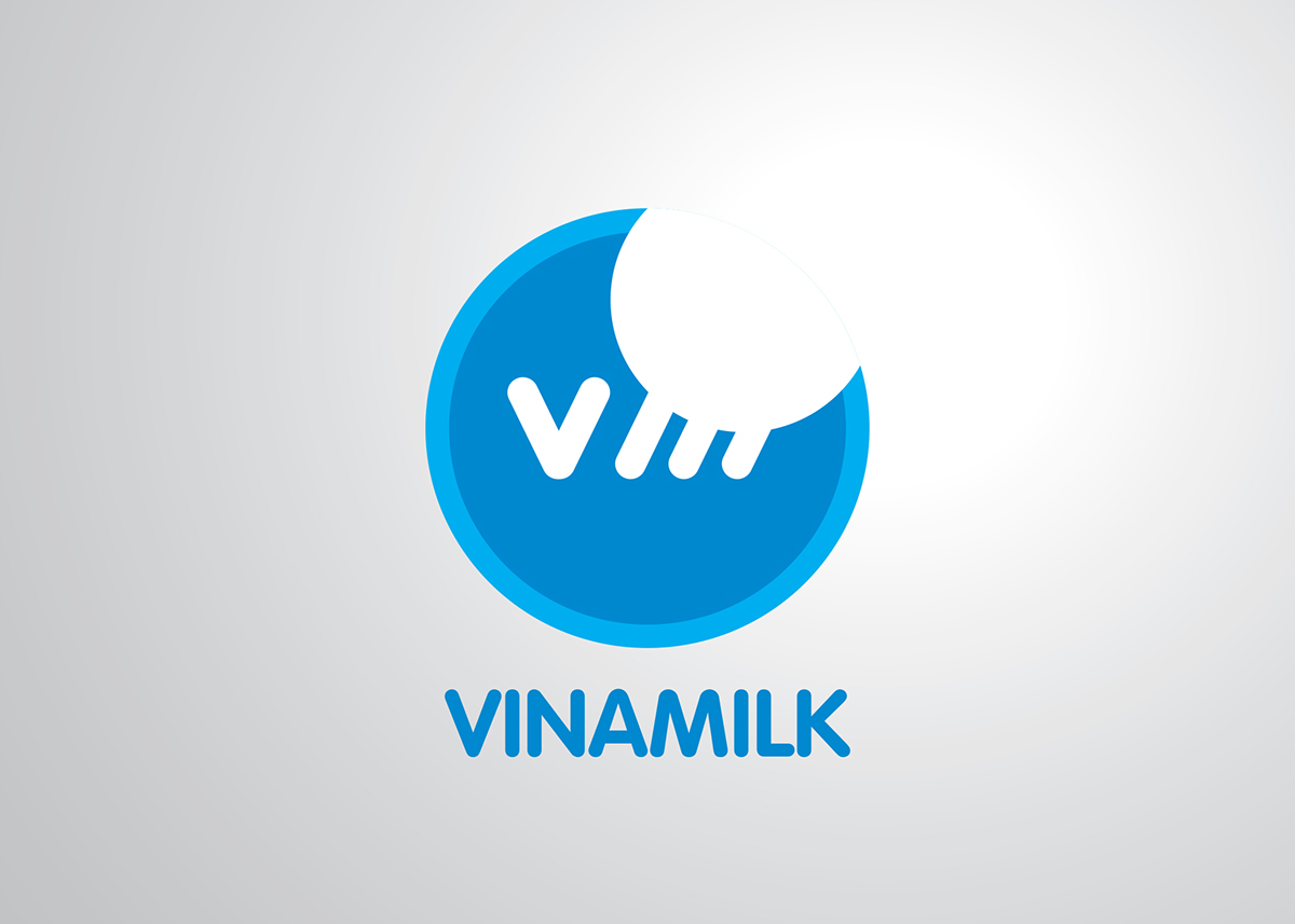 logo design milk Diary products vietnam hochiminh