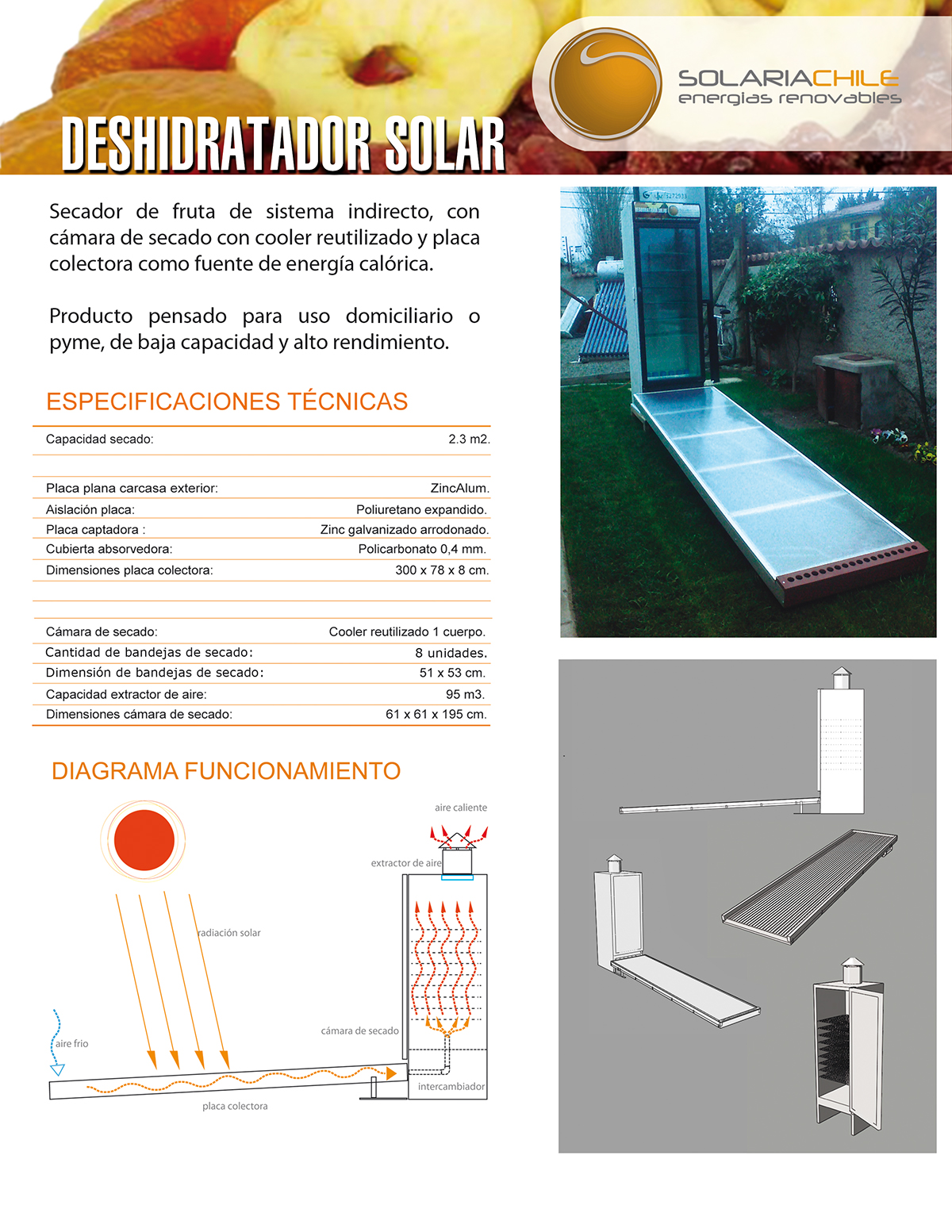 solar diseño diseño industrial Deshidratador