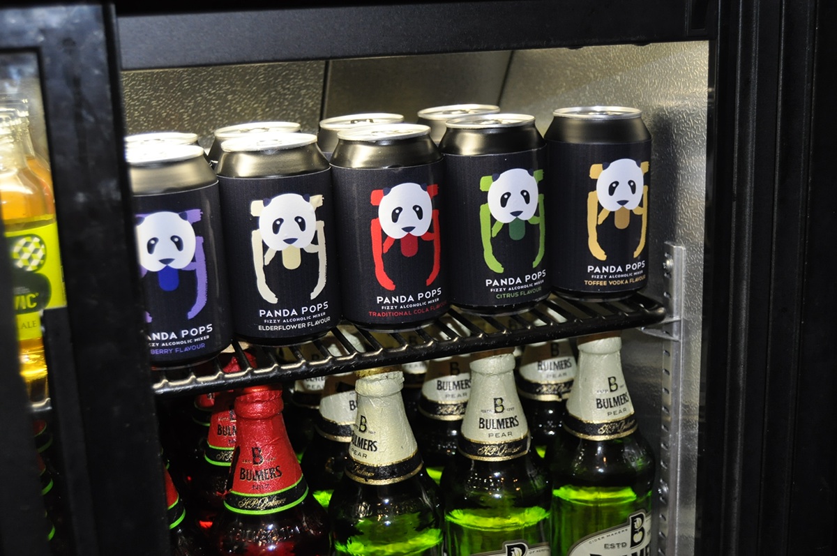 panda pops  DRINK alcoholic mixer Panda  nostalgia re-brand