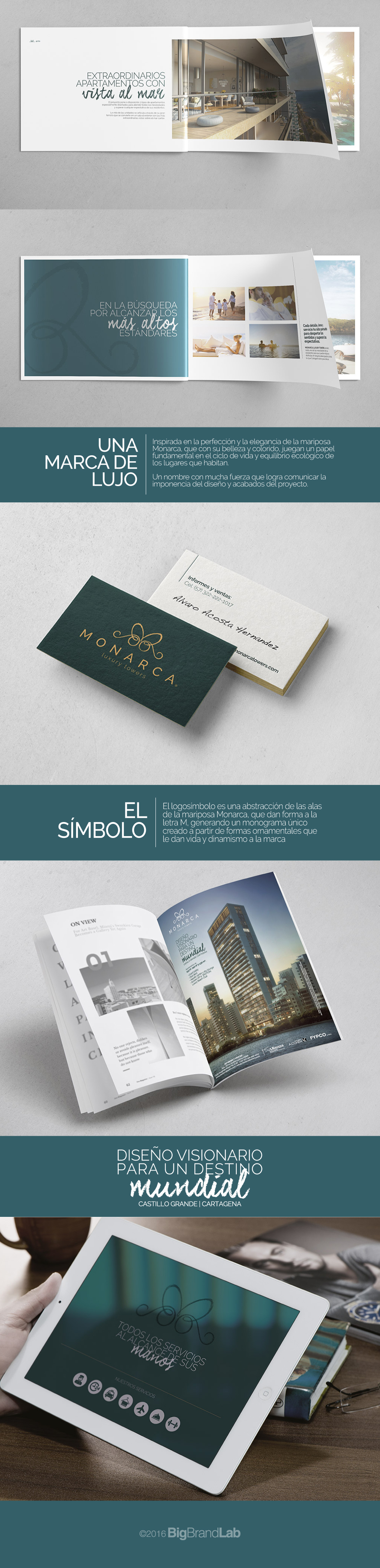 design branding  hotel LuxuryBrand Cartagena towers
