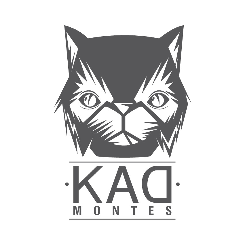 KAD monstes logo brand Illustrator vector