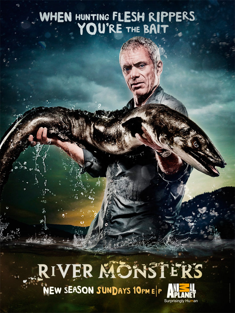 River Monsters Animal Planet Discovery Channel manipulation photo-composition