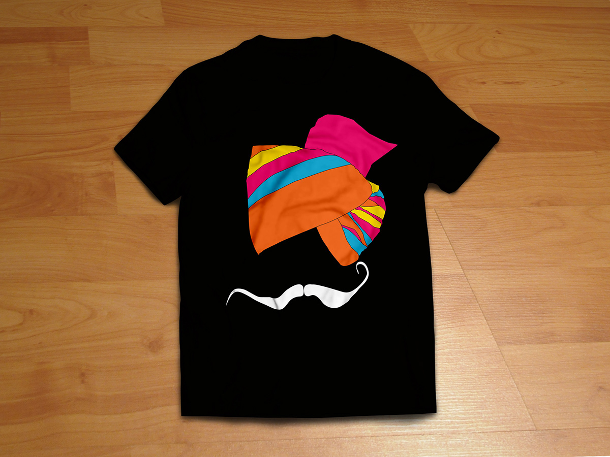 T Shirt design Tshirt Design t-shirt illustration mustache