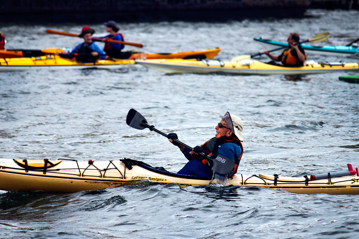 kayak river Ocean water Water Sports Manhattan nyc Hudson River East River action shot