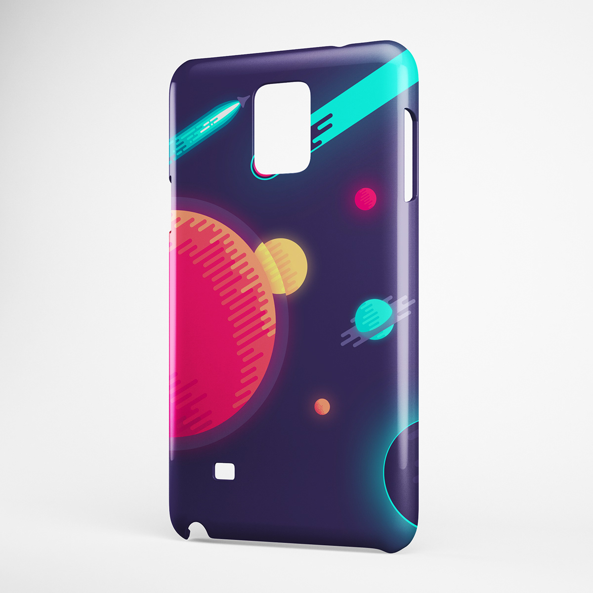Note 4 case galaxy Samsung Mockup mock-up 3d printing 2D printing